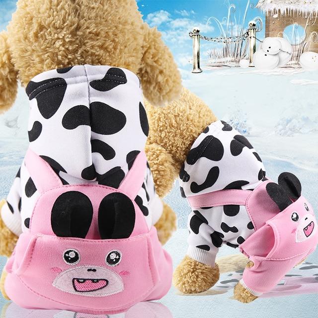 Striped strap pet clothes