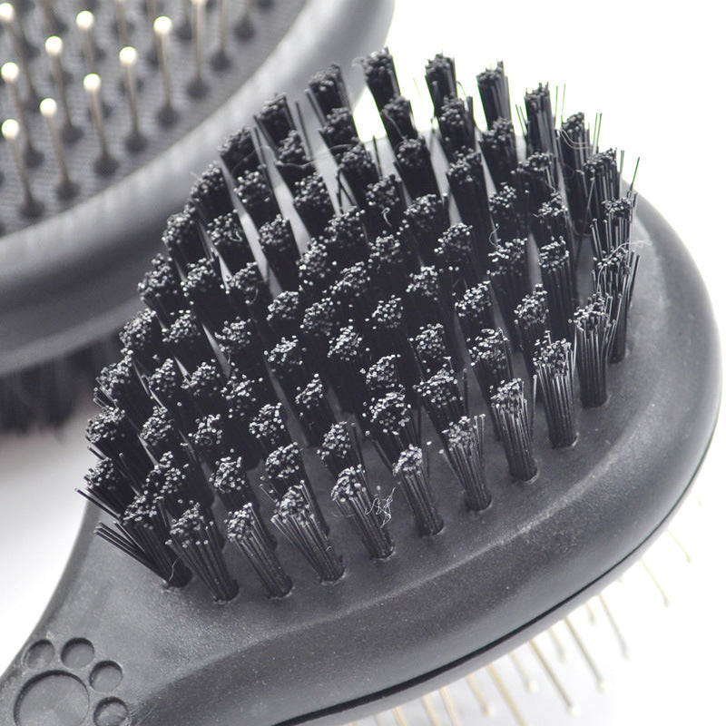 Double-sided pet knot comb
