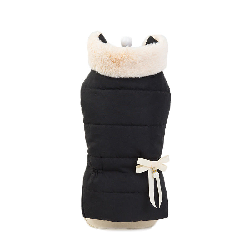 Pet clothes with bow
