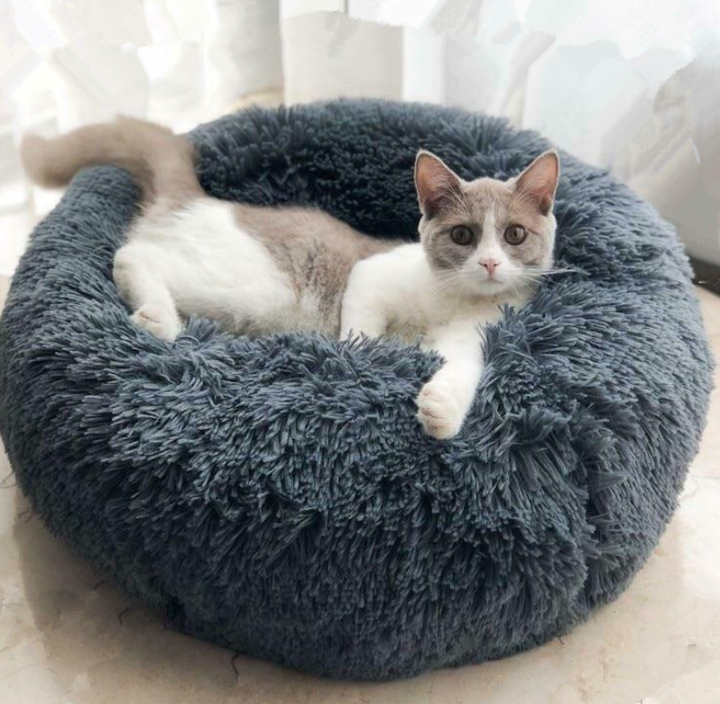 Dog Beds For Small Dogs Round Plush Cat Litter Kennel