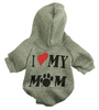 Pet dog letter printing clothes fleece printed mommy pet sweater