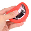 Dog vinyl red lips dress up toy