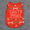 Pet clothes cotton vest