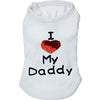 Pet Supplies Dog Clothes Threaded Daddy Mommy 4 Pet Vest