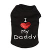 Pet Supplies Dog Clothes Threaded Daddy Mommy 4 Pet Vest