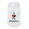 Pet Supplies Dog Clothes Threaded Daddy Mommy 4 Pet Vest