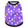 All Printed Love Cotton Jersey Pet Vest Pet Clothing