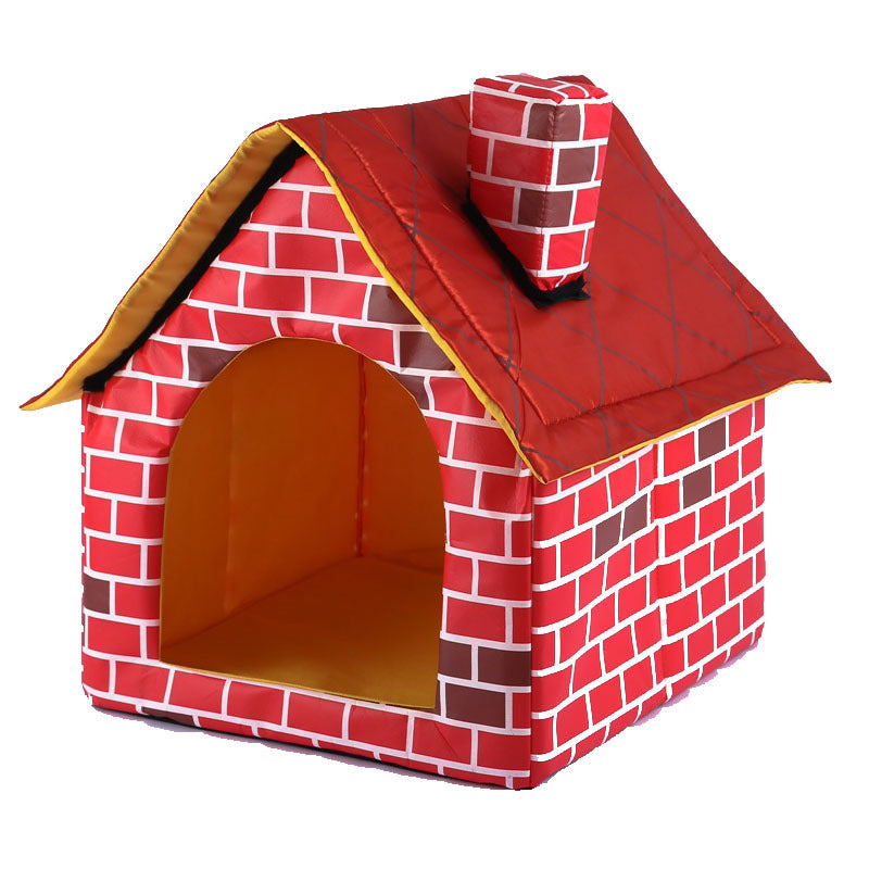 Pet Kennel Puppy Kennel Four Seasons Removable And Washable Teddy Bichon Small Dog House Pet Supplies Cat Litter Villa