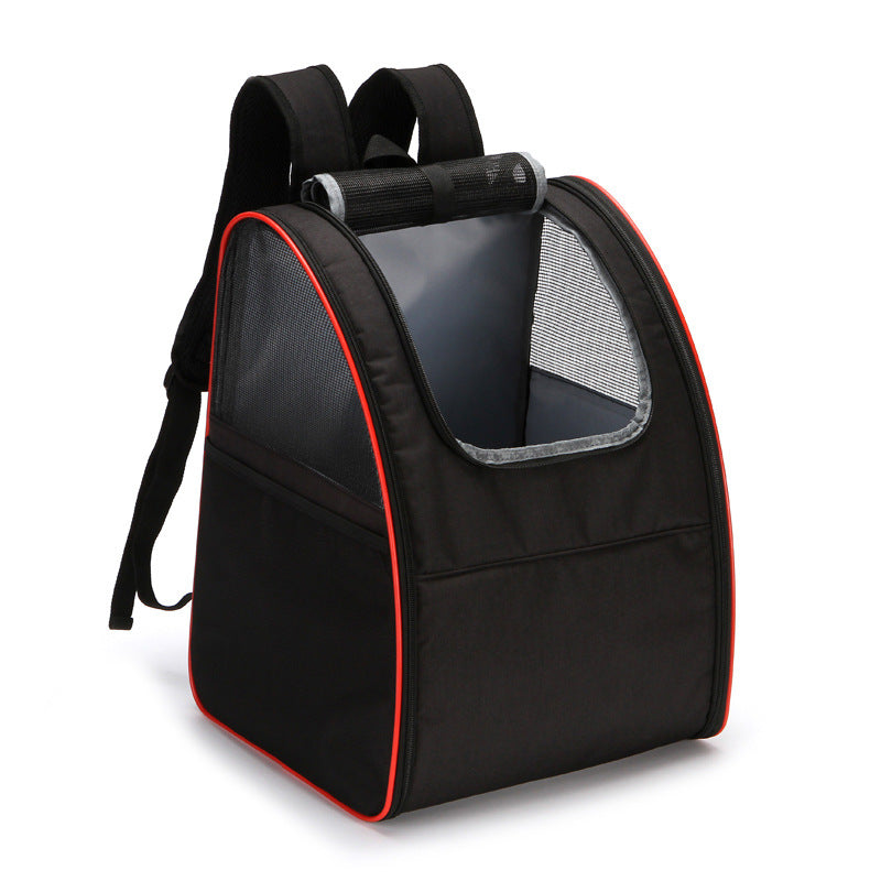 Mesh Breathable Foldable Pet Backpack