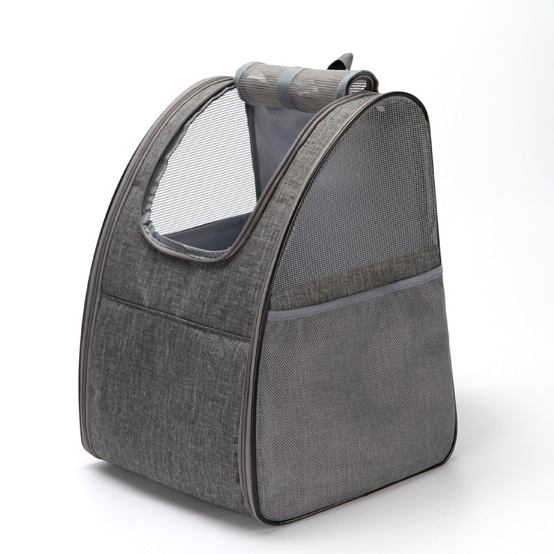 Mesh Breathable Foldable Pet Backpack