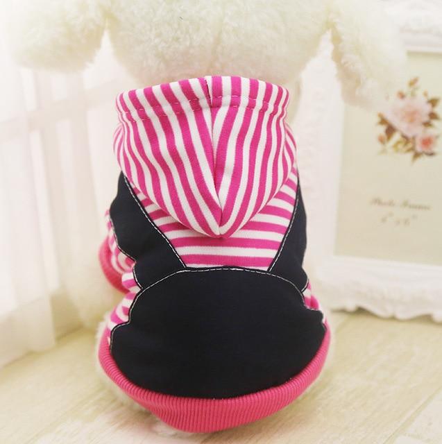 Striped strap pet clothes