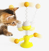 New Pet Cat Toy Spring Turntable Ball