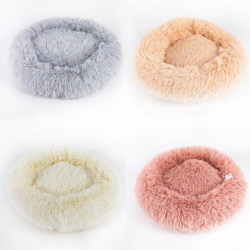 Dog Beds For Small Dogs Round Plush Cat Litter Kennel