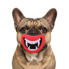 Dog vinyl red lips dress up toy