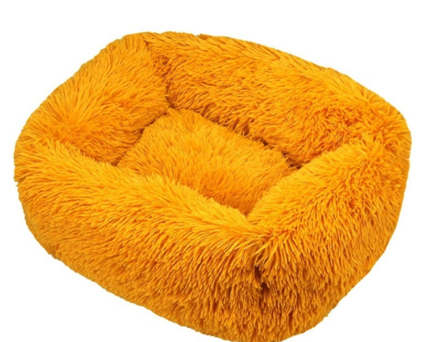 Winter Plush Pet Nest Square Mat