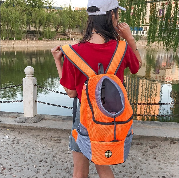 Pet Dog Carrier Carrier For Dogs Backpack Out Double Shoulder Portable