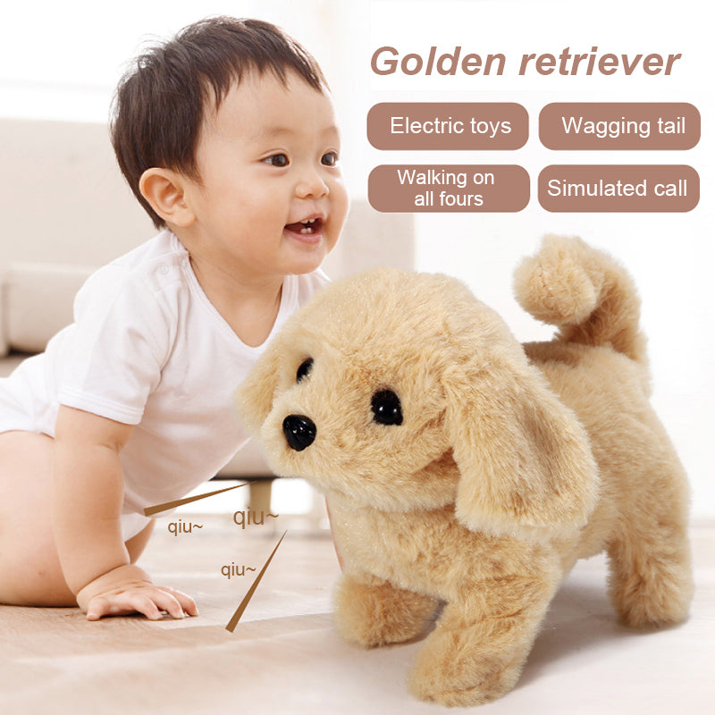 Electric Plush Dog, Simulation Teddy Can Walk, Make Sound, Toy Dog