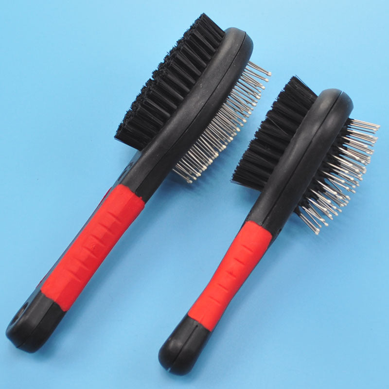 Double-sided pet knot comb