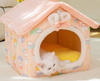 Foldable Dog House Pet Cat Bed Winter Dog Villa Sleep Kennel