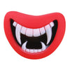 Dog vinyl red lips dress up toy