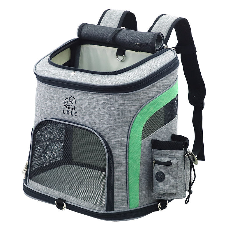 Breathable pet backpack