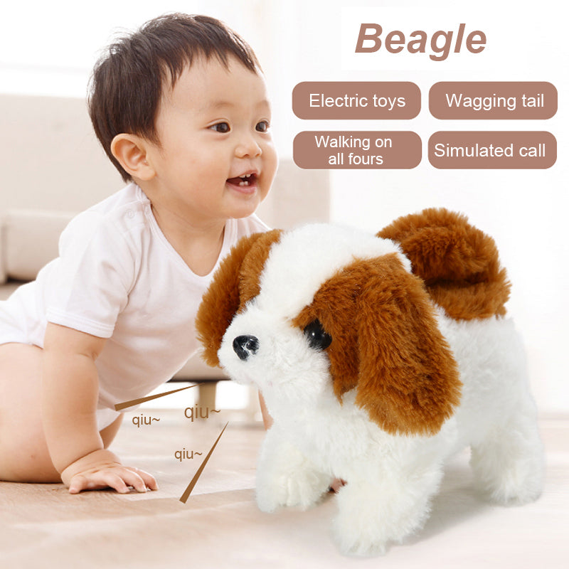 Electric Plush Dog, Simulation Teddy Can Walk, Make Sound, Toy Dog
