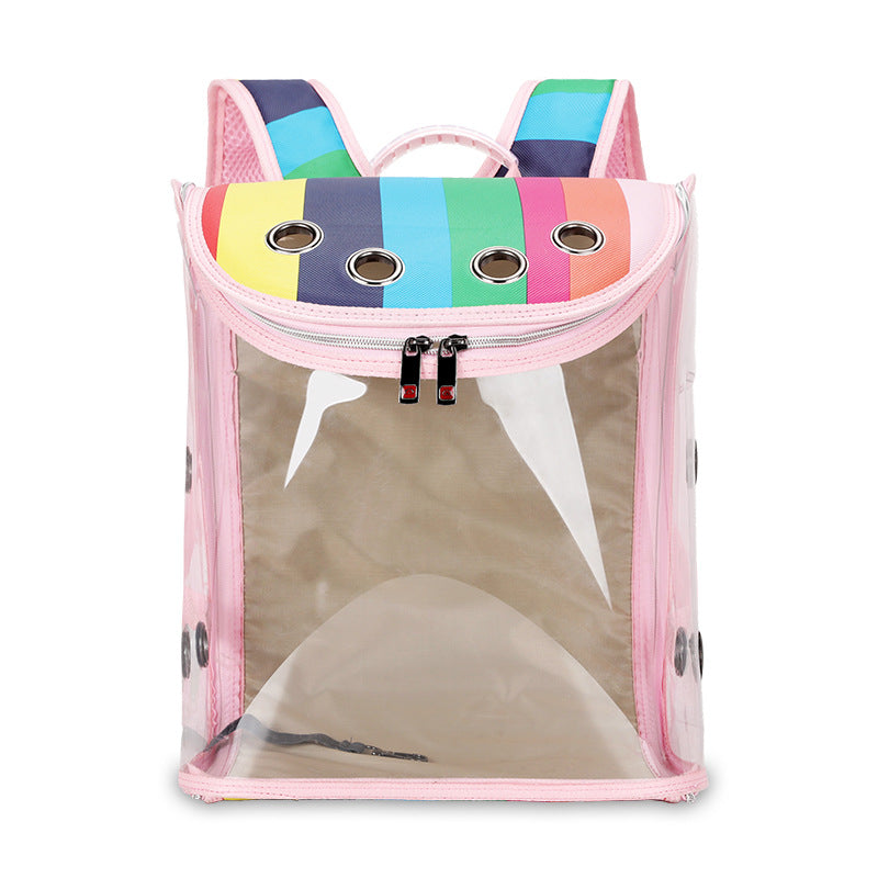 Transparent Cat Bag Going Out Portable Backpack Pet