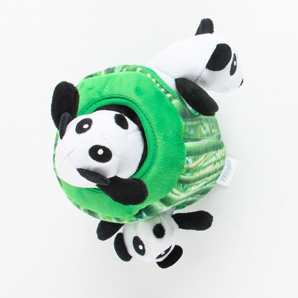 Dog vocal plush toy puzzle food leakage toy