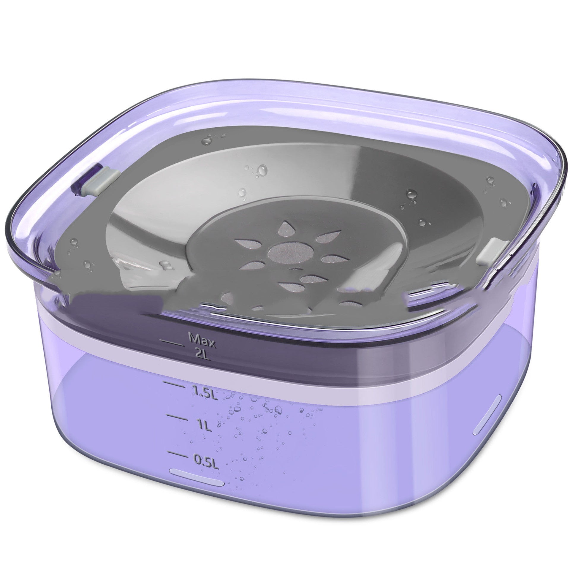 Pet Dog Floating Water Bowl Splash-proof Not Wet Mouth