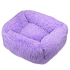 Winter Plush Pet Nest Square Mat