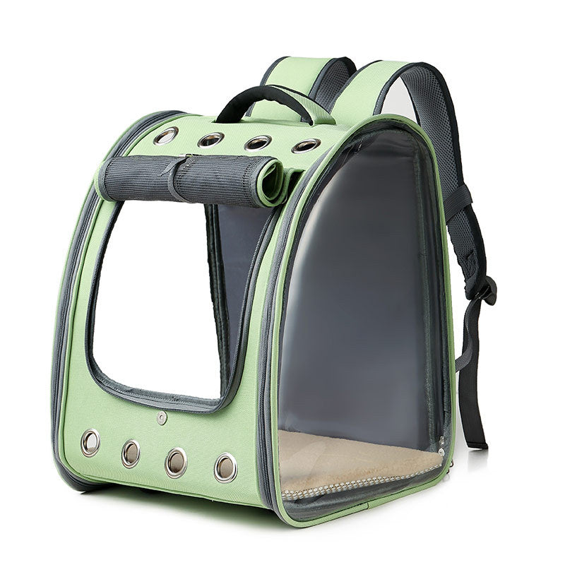 Transparent PVC Pet Backpack Oxford Cloth Cat Bag