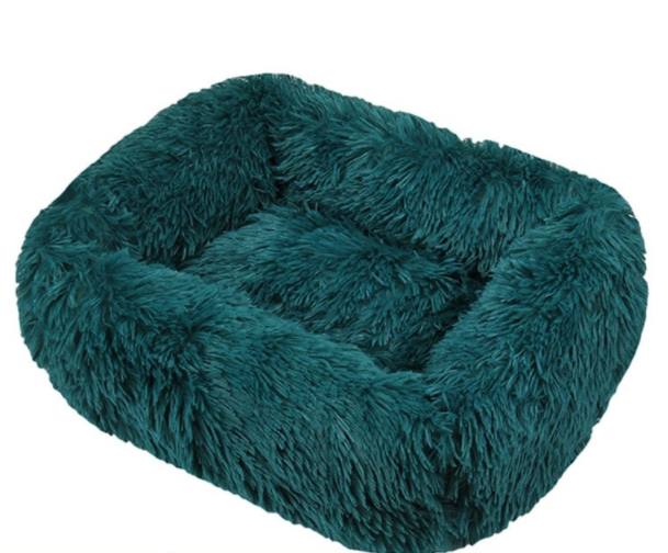 Winter Plush Pet Nest Square Mat