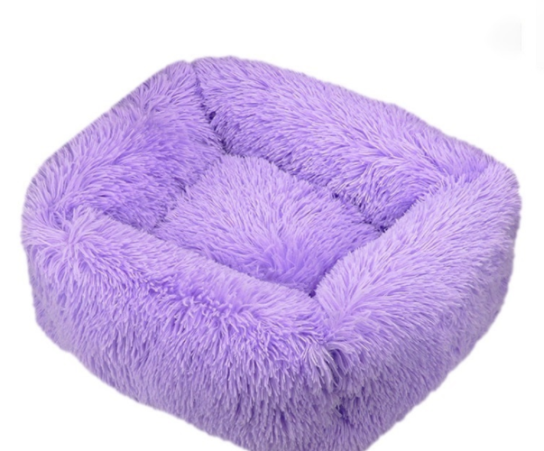 Winter Plush Pet Nest Square Mat