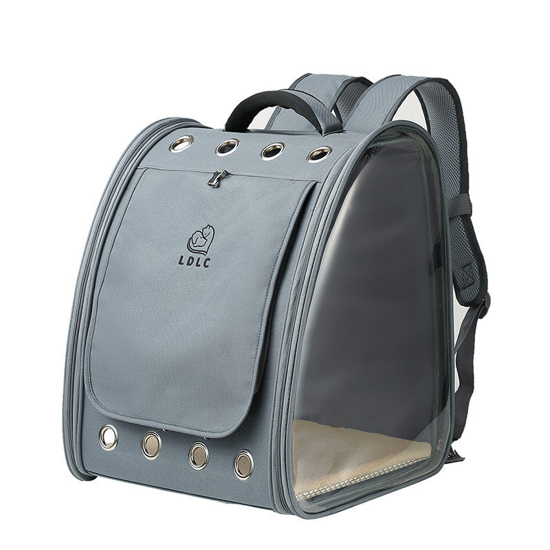 Transparent PVC Pet Backpack Oxford Cloth Cat Bag
