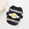 Plush print pet clothes