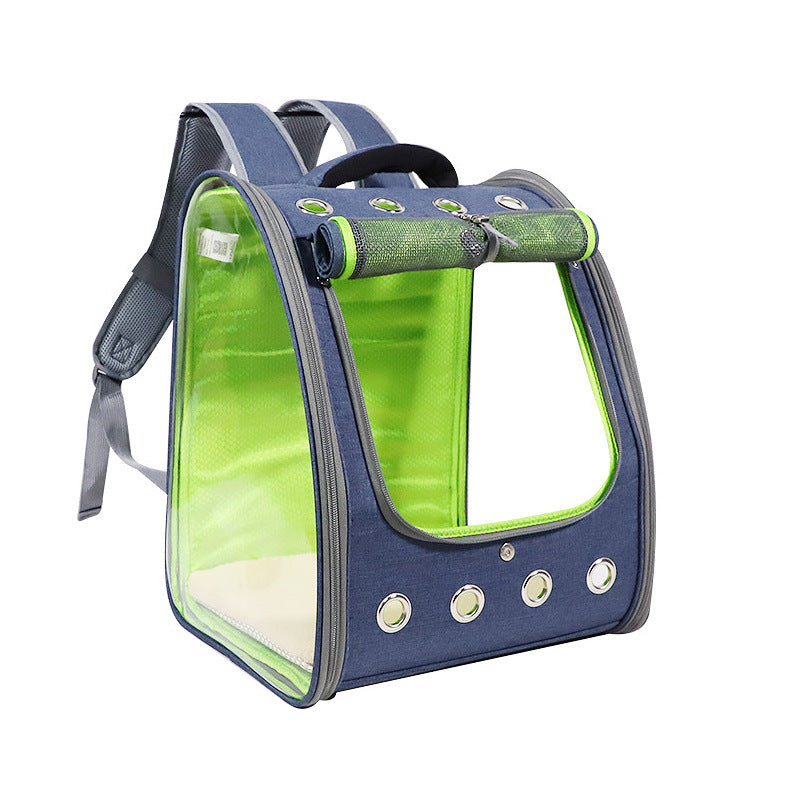 Transparent PVC Pet Backpack Oxford Cloth Cat Bag