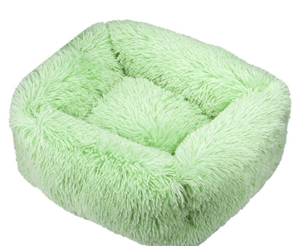 Winter Plush Pet Nest Square Mat