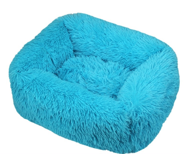 Winter Plush Pet Nest Square Mat