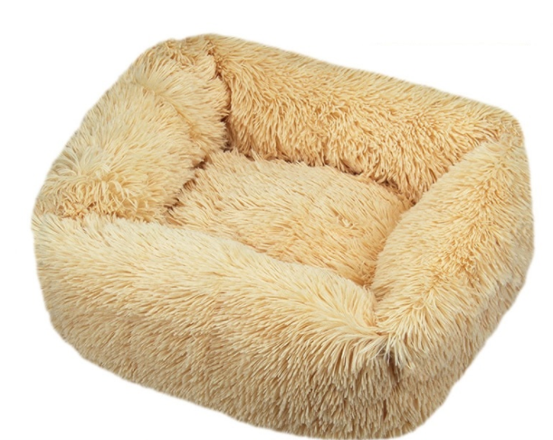 Winter Plush Pet Nest Square Mat