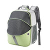 Patchwork Pet Backpack Transparent Folding Cat Bag