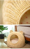 Semi-enclosed Pet Shelter Hand-knitted Cat House