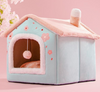 Foldable Dog House Pet Cat Bed Winter Dog Villa Sleep Kennel